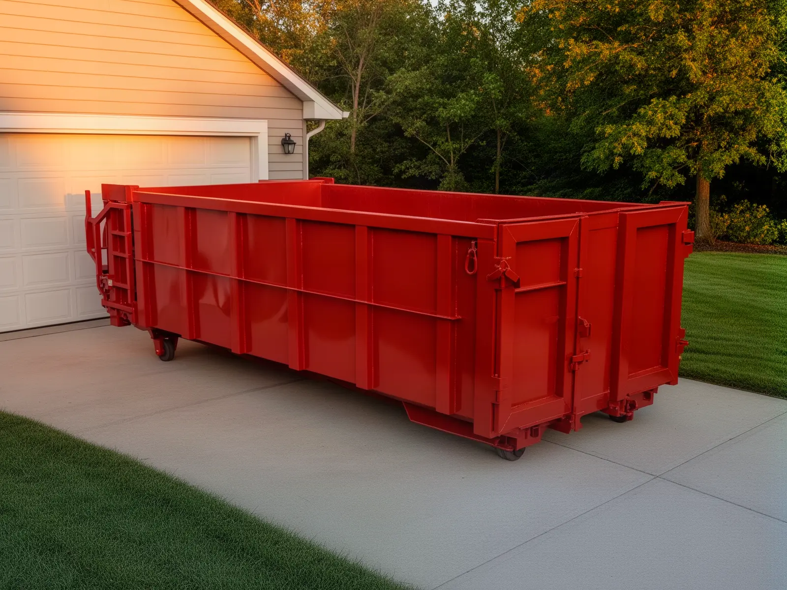 Roll-off dumpster from Blue Star Dumpster Rental in Hesperia, CA